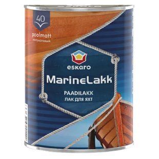 Изображение Лак яхтный Eskaro Marine Lakk 40 полуматовый 0,95 л Farbers