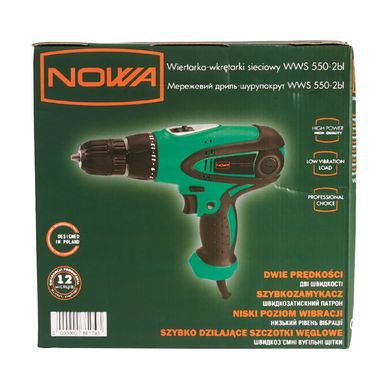 Изображение Шуруповерт NOWA WWS 550-2BL Farbers