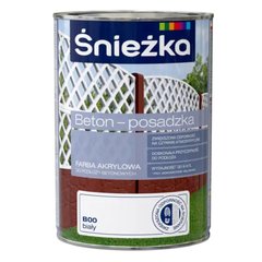 Изображение Краска для бетонных оснований Sniezka BETON-POSADZKA B00 белая 1 л Farbers