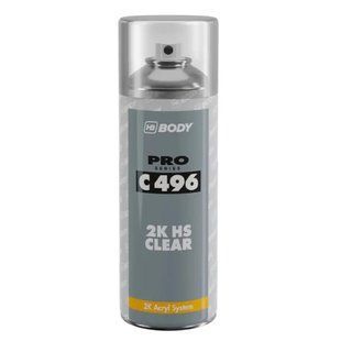Зображення Лак двокомпонентний Body Spray С496 2К HS Clear 400 мл Farbers