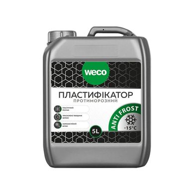 Зображення Пластифікатор протиморозний WECO Anti Frost 5 л Farbers