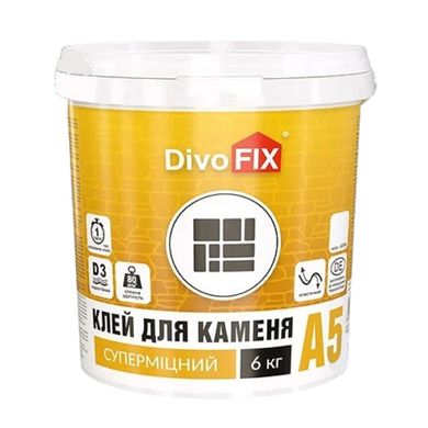 Зображення Клей для декоративного каменю Акрилін-5 DivoFIX 6 кг Farbers