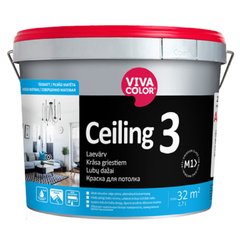 Зображення Фарба для стелі Vivacolor CEILING 3 (База АР), матова, 0,9 л Farbers