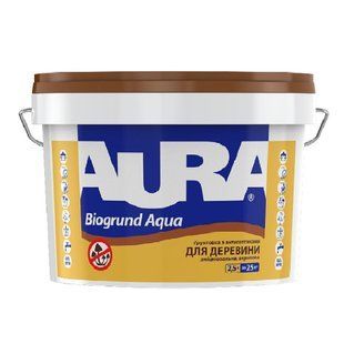 Зображення Грунтовка для деревини з антисептиками AURA Biogrund Aqua 2,5 л Farbers