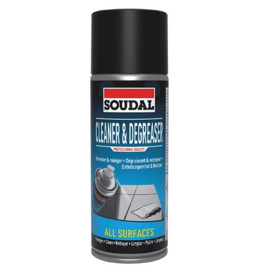 Изображение Аэрозоль Soudal Cleaner & Degreaser для очистки и обезжиривания поверхностей 400 мл Farbers