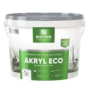 Изображение Краска интерьерная акриловая Bayris Acryl Eco, 4,2 кг Farbers