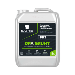 Изображение Грунтовка противогрибковая глубокого проникновения DPA GRUNT PR3 BAYRIS 5 л Farbers