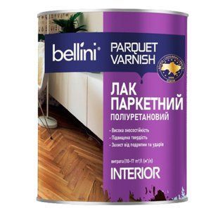 Зображення Лак паркетний поліуретан Bellini безбарвний глянцевий 0,75л Farbers