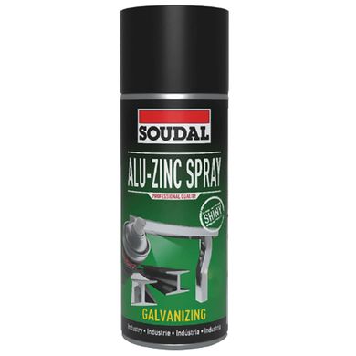 Зображення Антикорозійний аерозоль Soudal Alu-Zinc Spray 400 мл Farbers