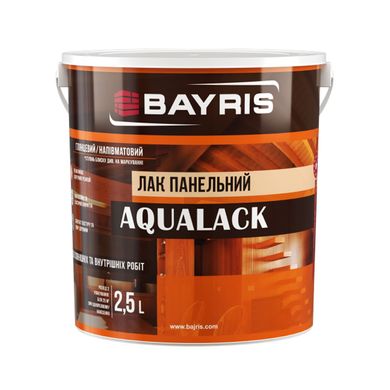 Изображение Лак панельный Aqualack BAYRIS полуматовый 0,75 л Farbers