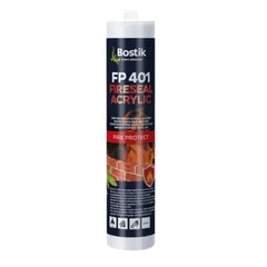 Зображення Герметик акриловий вогнестійкий Bostik FP 401 Fireseal Acryl 310 мл Farbers