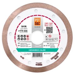 Изображение Круг алмазный по керамике PDT Ceramics Slim 1A1R 115 х 1,2 х 10 х 22,2 мм 820101CRMSu Farbers