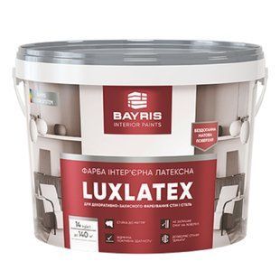 Изображение Краска интерьерная латексная Bayris Luxlatex, 4,2 кг Farbers