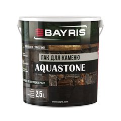 Изображение Лак для камня Aquastone BAYRIS шелковистый глянец 0,75 л Farbers