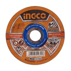 Зображення Абразивний відрізний диск по металу INGCO 125 × 1,2 × 22,2 мм  Farbers