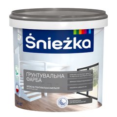 Зображення Ґрунтувальна фарба Sniezka біла 1,4 кг Farbers