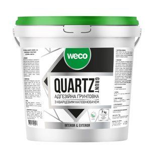 Изображение Грунтовка акриловая адгезионная, Кварц-Грунт WECO, 7 кг Farbers