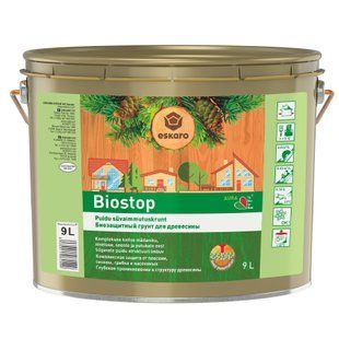 Изображение Грунтовка для дерева Aura Biostop 9 л Farbers