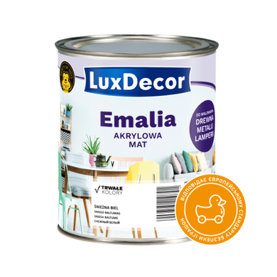 Зображення Емаль акрилова матова Luxdecor 0.75 л Латте Farbers