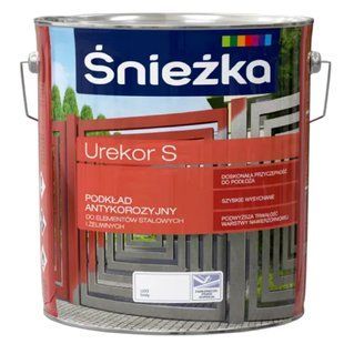Зображення Ґрунтовка по металу антикорозійна Sniezka Urekor S біла 10 л Farbers