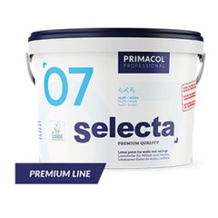 Зображення Фарба інтер'єрна латексна SELECTA 7 (База С) Primacol Professional, матова, 0,9 л Farbers