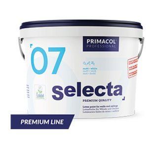 Изображение Краска интерьерная латексная SELECTA 7 (База С) Primacol Professional, матовая, 4,5 л Farbers