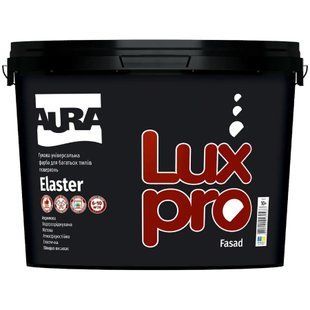 Зображення Гумова універсальна фарба Aura Luxpro Elaster матова 1,2 кг, Біла Farbers
