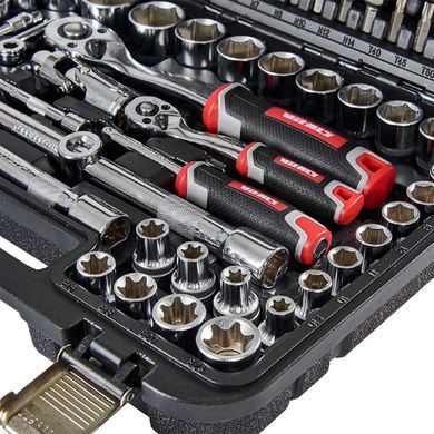 Набор головок торцевых 1/4" и 1/2" 111 предметов Vitals Master Impact + Superlock