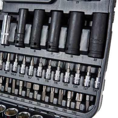Набор головок торцевых 1/4" и 1/2" 111 предметов Vitals Master Impact + Superlock