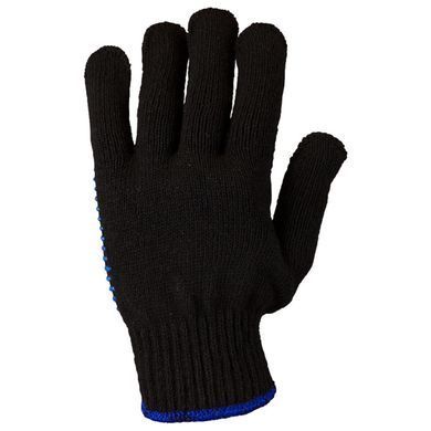 Изображение Перчатки трикотажные с ПВХ точкой Оптима XL(10) черные SIGMA Farbers