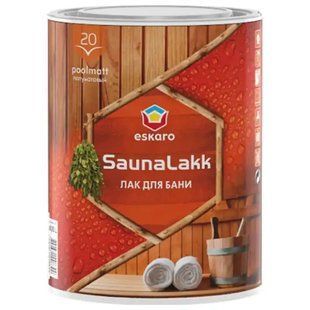 Изображение Лак акриловый для бани ESKARO SAUNALAKK 0,95 л Farbers