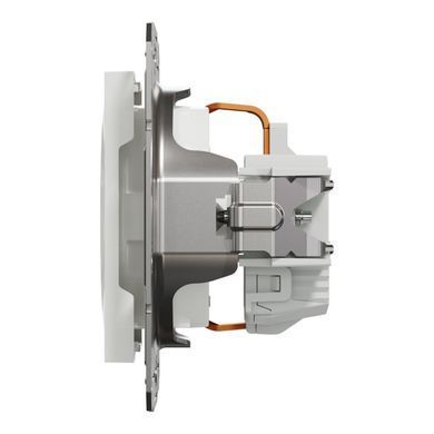 Розетка Schneider Electric Asfora с заземлением белая