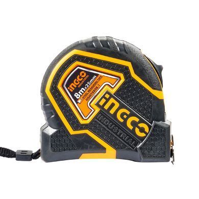 Зображення Рулетка INGCO HSMT8808.1 PROFI 8 м х 25 мм Farbers