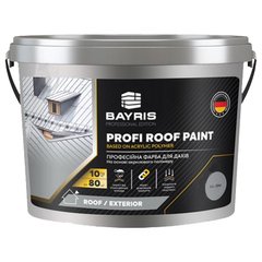 Зображення Професійна фарба для дахів BAYRIS Profi Roof Paint Білий База А 5 кг Farbers