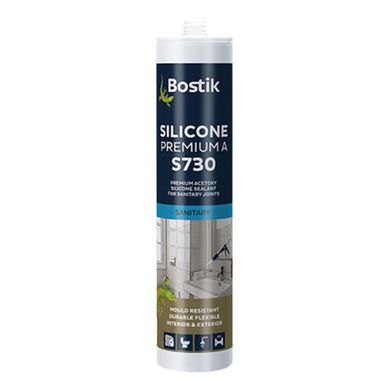 Изображение Силиконовый герметик Bostik Silicone Premium A S730 белый 280 мл Farbers