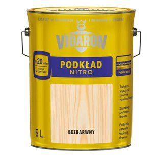 Изображение Грунтовочный лак нитро VIDARON PODKLAD NITRO бесцветный матовый 5 л Farbers