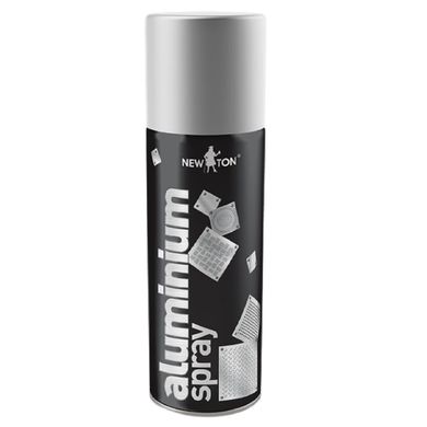 Изображение Эмаль алюминиевая жаростойкая New Ton ALUMINIUM SPRAY 400 мл Farbers