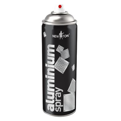 Изображение Эмаль алюминиевая жаростойкая New Ton ALUMINIUM SPRAY 400 мл Farbers