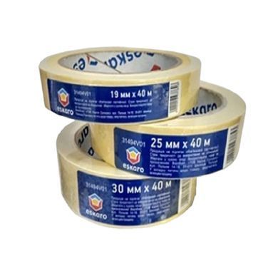 Зображення Стрічка малярна Eskaro 19мм х 20м ЗАП Farbers