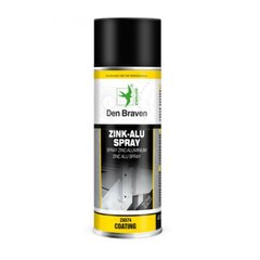 Зображення Антикорозійний алюмо-цинковий спрей Den Braven Zinc-Alu Spray 400 мл Farbers