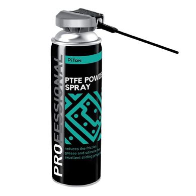 Зображення Сухе мастило на основі тефлону PTFE POWDER SPRAY Piton PRO 500 мл Farbers