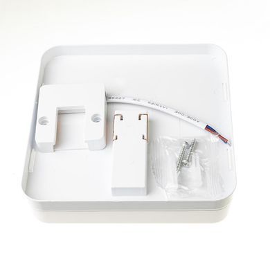 Led cвітлодіодний світильник 18Вт квадратний 5000К IP40 Silver AVT