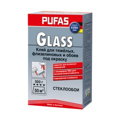 Зображення Клей для склошпалер PUFAS Glass 500 г Farbers