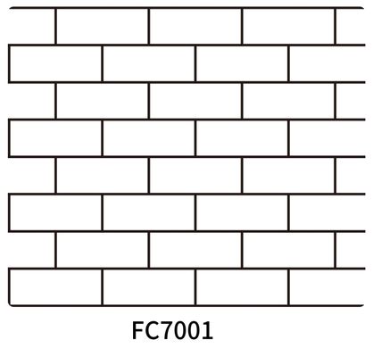 Изображение Самоклеющаяся панель 600 мм х 300 мм Fc7001 белый кирпич Farbers