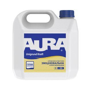 Зображення Грунтовка глибокопроникна Aura UniGrund Kraft 5 л Farbers