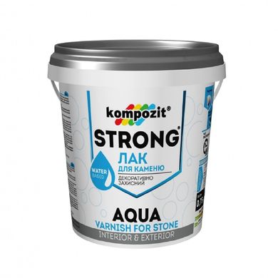 Изображение Лак для камня STRONG AQUA тм Kompozit 0,75 л Farbers