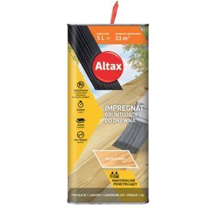 Изображение Импрегнат антисептический грунтующий Altax Panetrin, бесцветный, 5 л Farbers