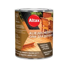 Изображение Масло для древесины Altax дуб полуматовый 0,75 л Farbers