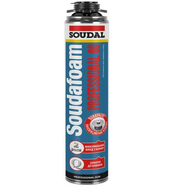 Изображение Пена монтажная Soudal Soudafoam Gun P60 750 мл Farbers