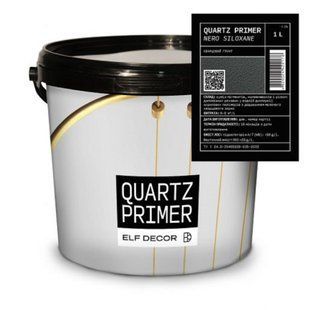 Зображення Грунт кварцовий чорний ELF Quartz Primer Nero Siloxan 1 л Farbers